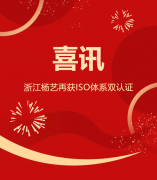 喜讯 | 浙江鸿运国际再获ISO系统双认证