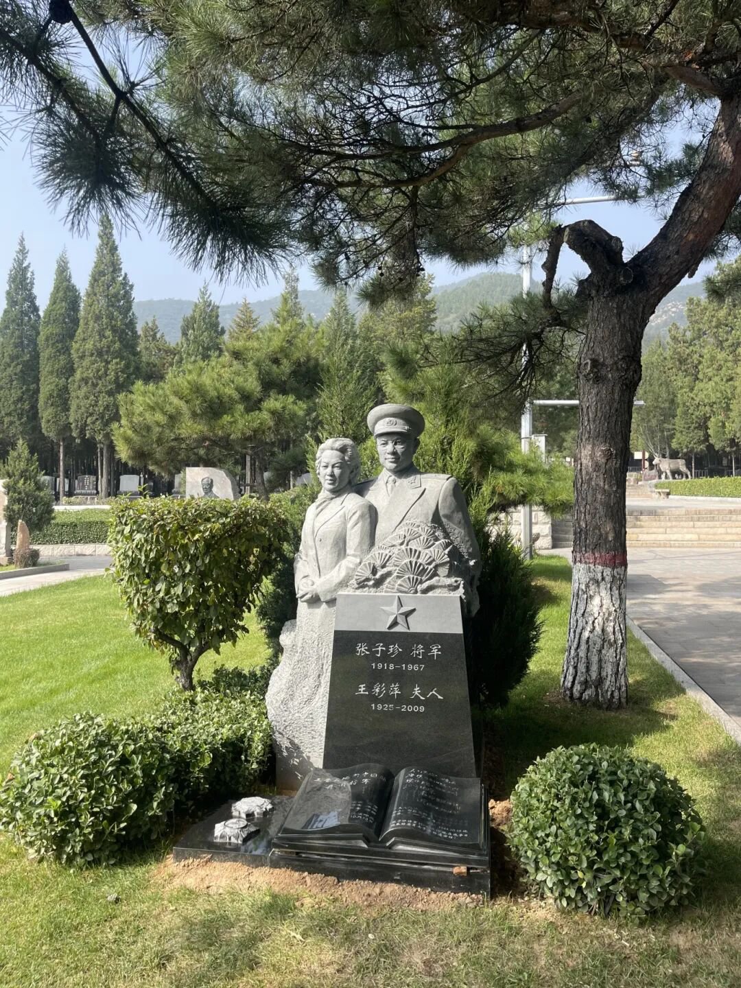 非遗承初心，，，，，，，石语颂英魂 | 张子珍将军匹俦雕塑完工